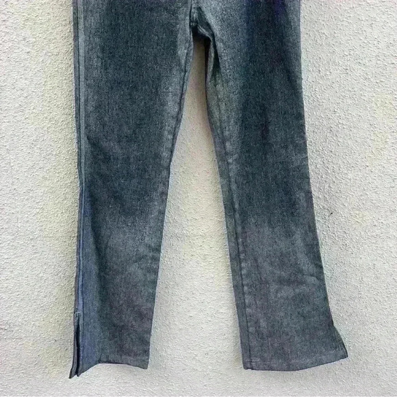 Laundry By Shelli Segal Sparkly Slit Ankle Jeans - Picture 5 of 8